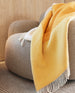 Echo throw blanket yellow Ph Sara Spilling