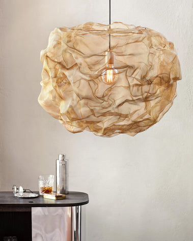 Heat brass pendant lamp