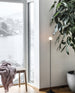 Snowball floor lamp
