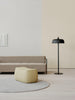 Acorn floor lamp Yam pouf livingroom Photo Einar Aslaksen