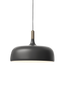 Acorn pendant grey dark walnut top