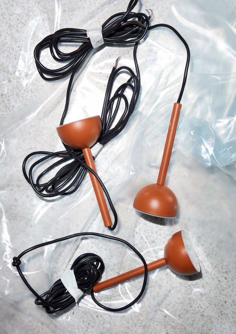 Blush pendant rust floor Photo Chris Tonnesen