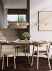 Blush rail5 warm beige pendant lamp front