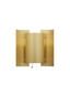 Butterfly wall brass