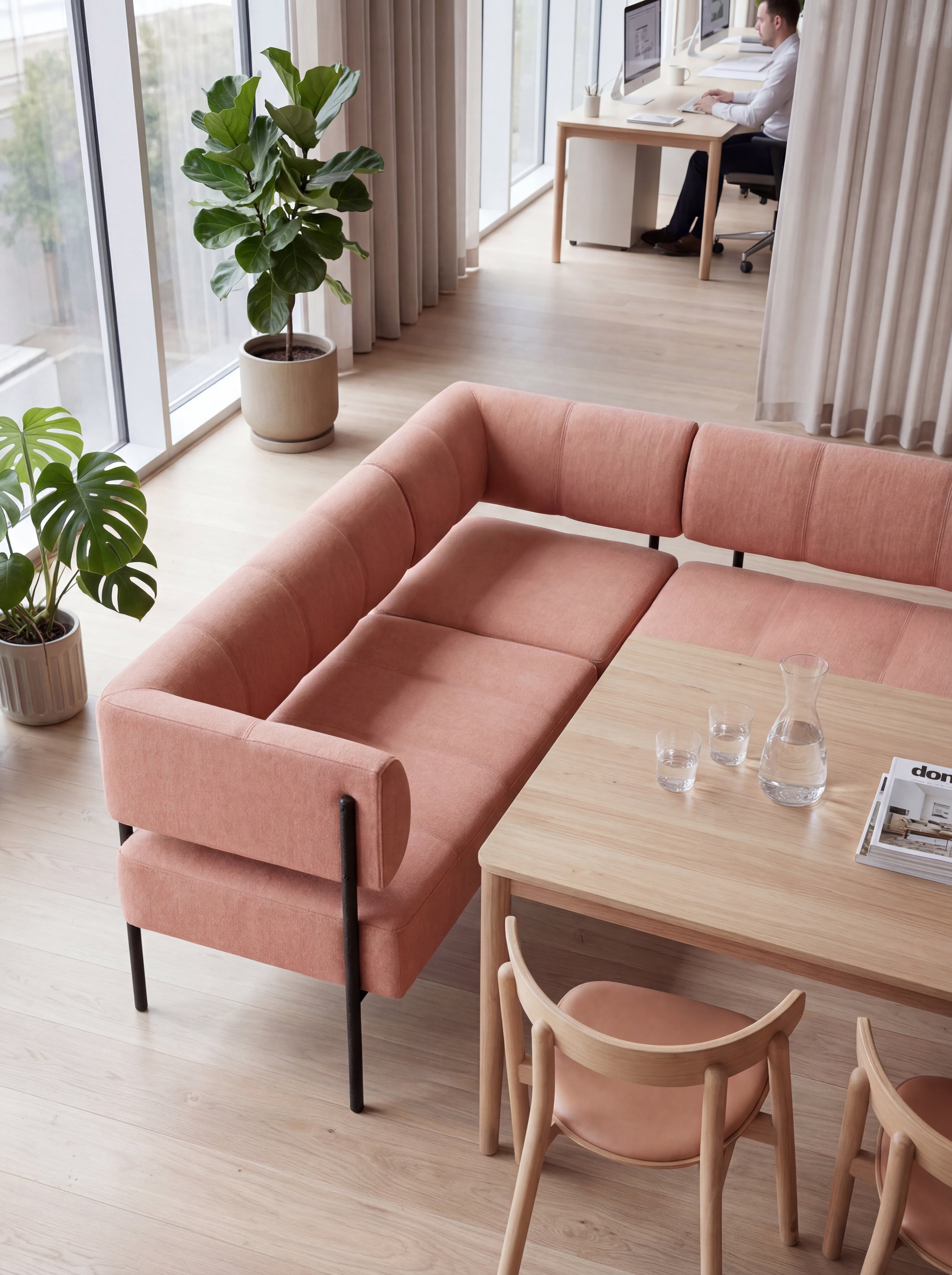 Daybe Dining Modular Sofa — End Module