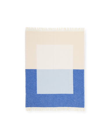 Echo throw blanket blue flat1