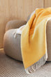 Echo throw blanket yellow Ph Sara Spilling