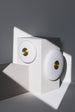Glint glass opal wall lamp