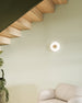 Glint glass opal wall lamp