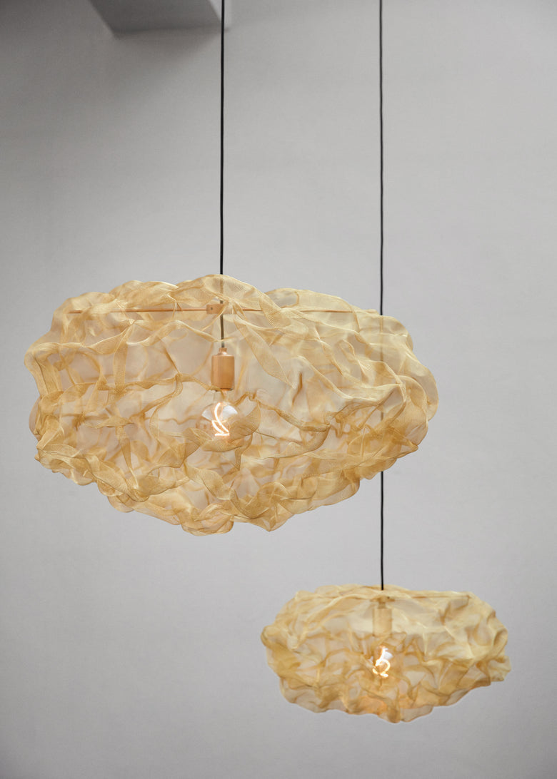 Heat brass pendant lamp