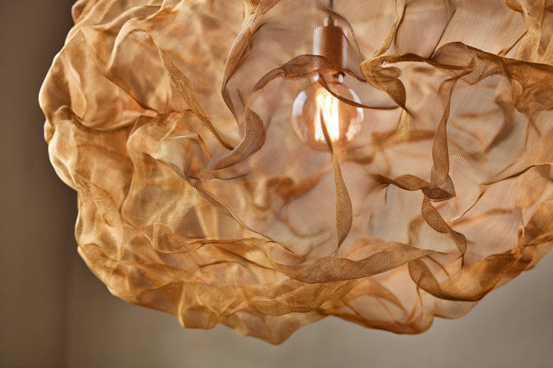 Heat brass pendant lamp