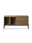 Hifive cabinet 100 low legs Smoked oak