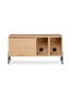 Hifive cabinet 100 low legs light oak