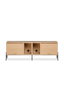 Hifive cabinet 150 low legs light oak