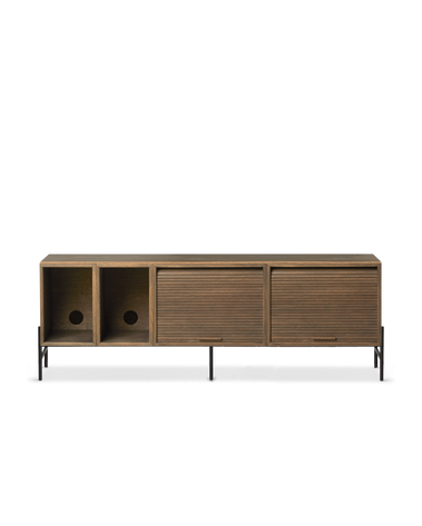 Hifive cabinet 150 low legs smoked oak