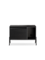 Hifive cabinet 75 low legs black oak