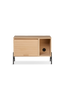 Hifive cabinet 75 low legs light oak
