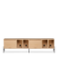 Hifive cabinet low legs light oak