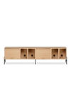 Hifive cabinet low legs light oak