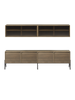 Hifive tambour and glass cabinet set 200
