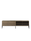 Tambour and glass sideboard 200