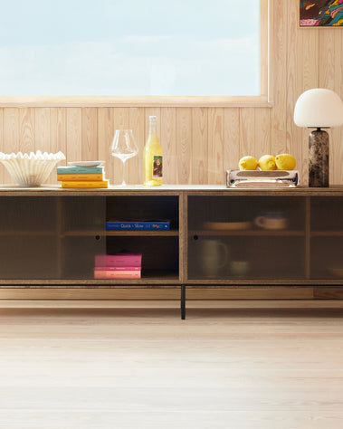 Hifive low glass sideboard 200