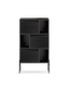 Hifive tall cabinet 75x114 black oak floor H28
