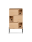 Hifive tall cabinet 75x114 light oak floor H28