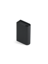 Monolith candle holder medium black