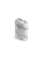 Monolith candle holder medium white mix