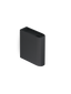 Monolith candle holder wall black