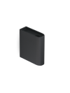 Monolith candle holder wall black