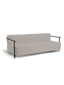 Daybe sofa bed armrest Brusvik02 Warm light grey
