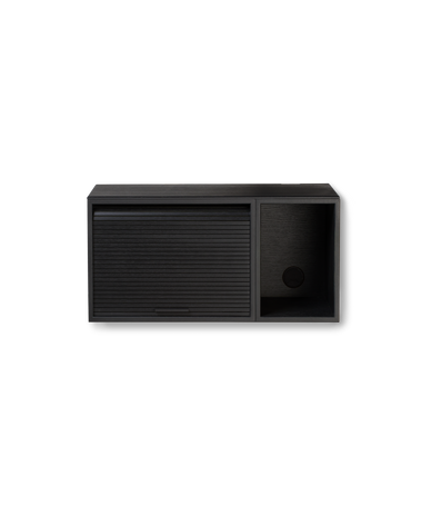 Hifive75 black oak wall