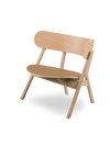 Oaki lounge chair Light oak leather seat 4a343436 ab08 4f79 99dc 5e07dba5aecc