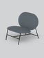 Oblong chair Brusvik94 Grey blue scaled
