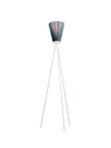 Northern Oslo Wood floor lamp white green