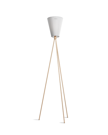 Northern Oslo wood lamp beige white