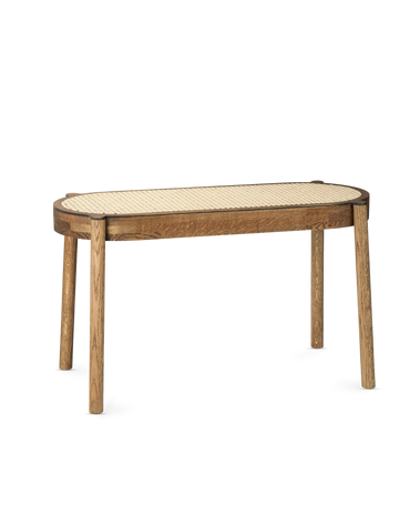 Pal bench smoked oak mesh seat