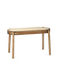 Pal bench smoked oak mesh seat