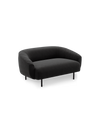 Plis 2seater sofa Brusvik08 black legs