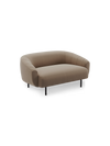Plis 2seater sofa Brusvik65 black legs