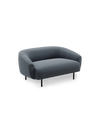 Plis 2seater sofa Brusvik94 black legs
