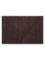 Row rug large dark brown