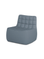 Yam lounge chair Brusvik94 Grey blue