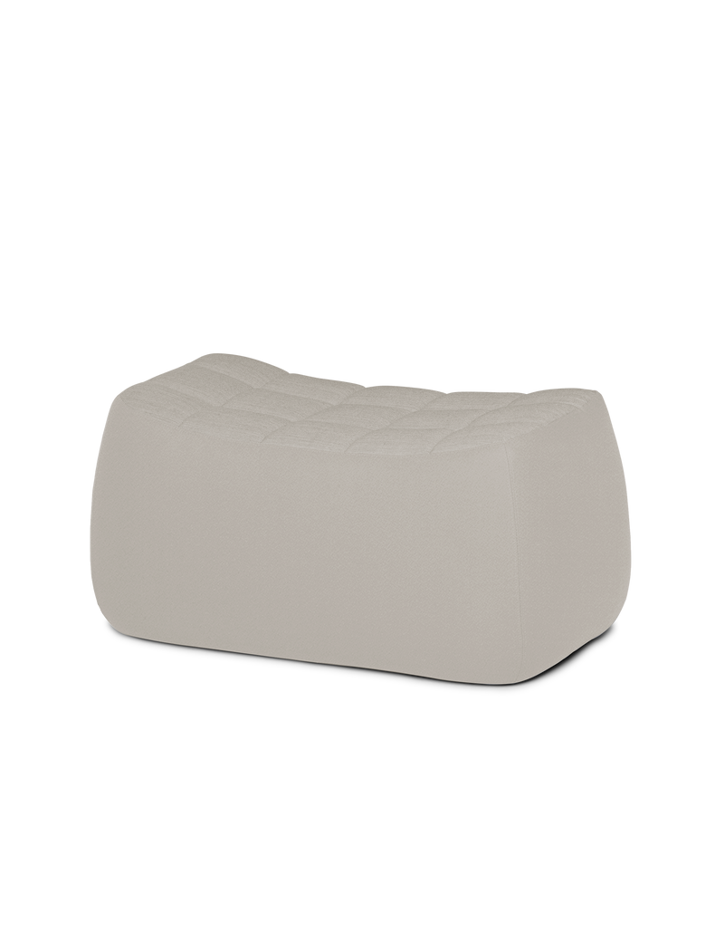 Yam medium pouf Brusvik02 Light warm grey
