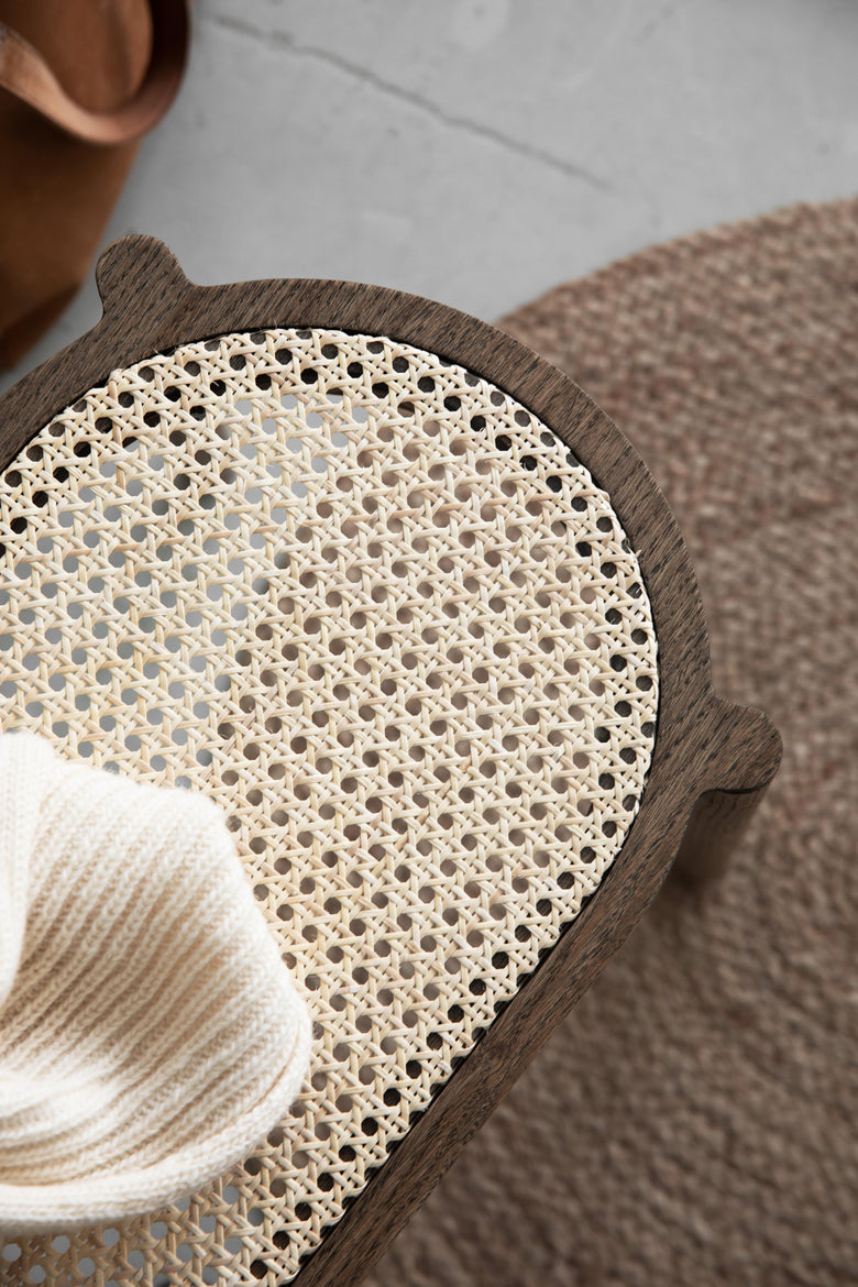 Pal bench smoked oak top Photo P O Solvberg