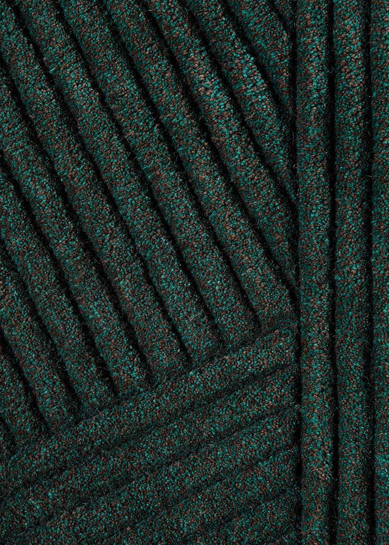 Row rug green detail photo Chris Tonnesen