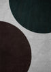 Row rug circular