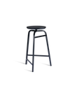 Treble Barstool H65 Black-black wood-seat